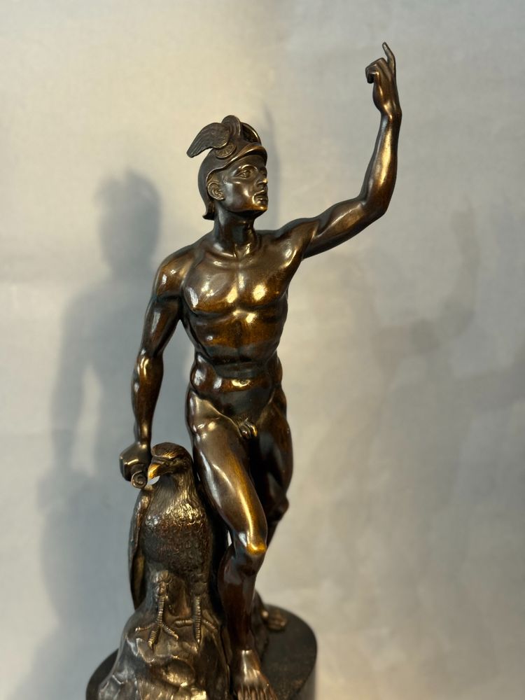 Scultura in bronzo Art Déco - Mercurio o Hermes - H 41 