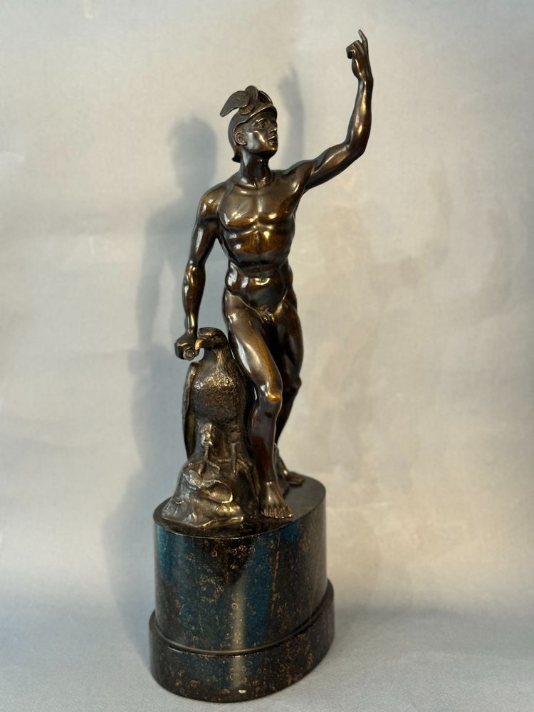 Scultura in bronzo Art Déco - Mercurio o Hermes - H 41 