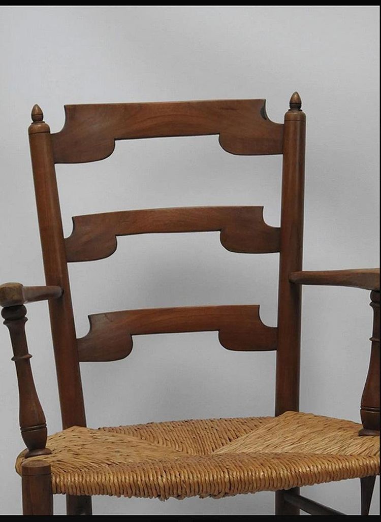 Coppia di poltrone rustiche in betulla Neo 1950 circa