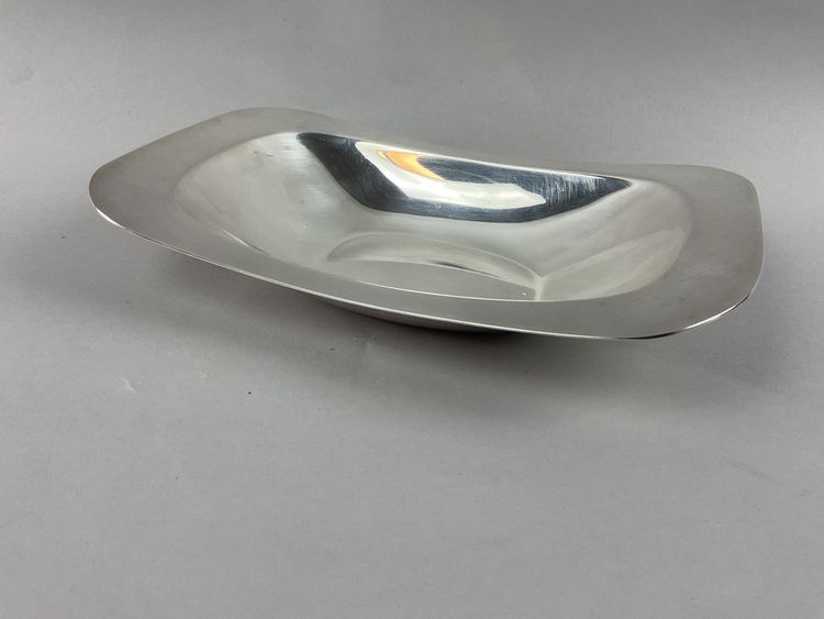 Art Deco style silver plated bread basket