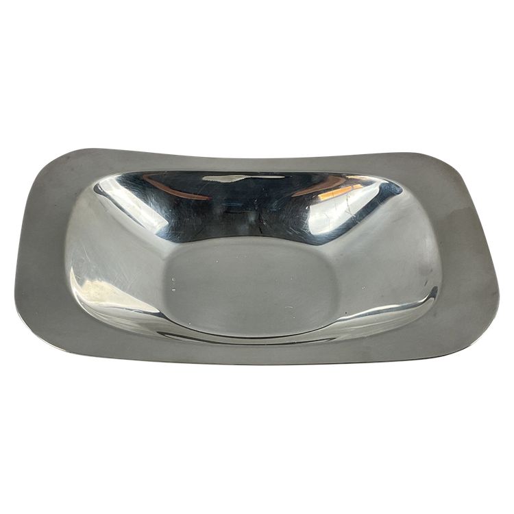 Art Deco style silver plated bread basket