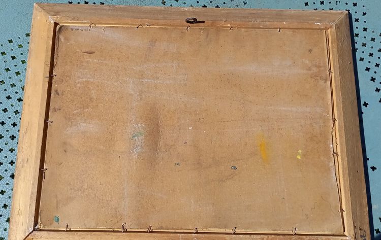 paesaggio della Provenza Olio su tavola XX secolo