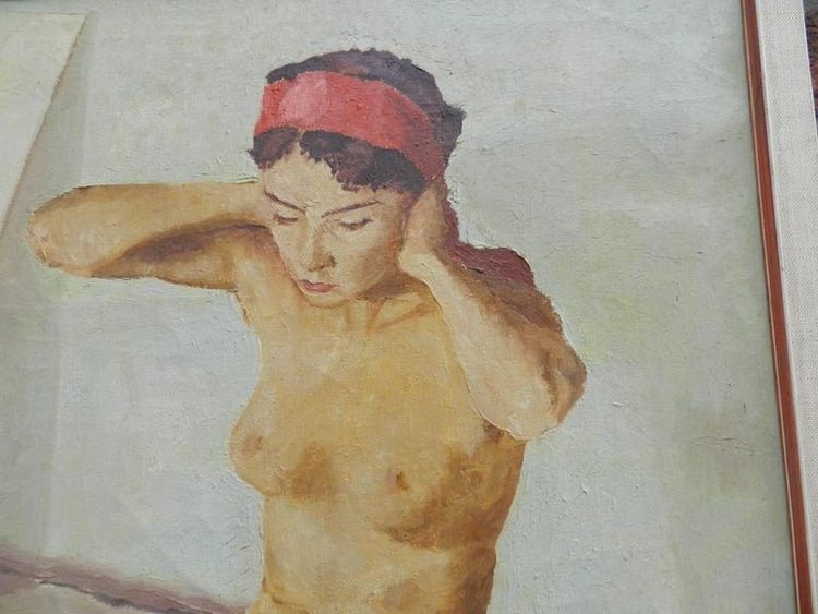 Bräuner, Oil on Canvas Signed and Dated 53