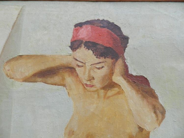 Bräuner, Oil on Canvas Signed and Dated 53