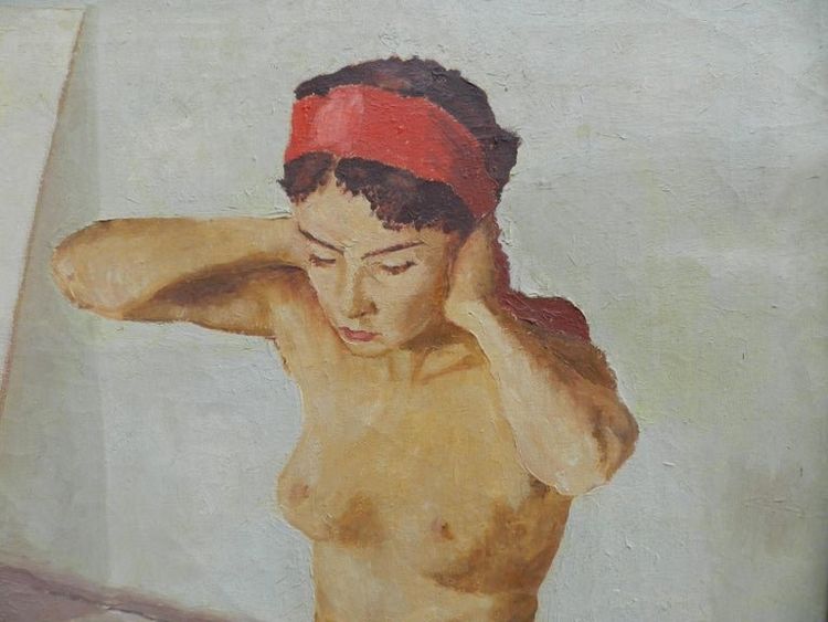Bräuner, Oil on Canvas Signed and Dated 53