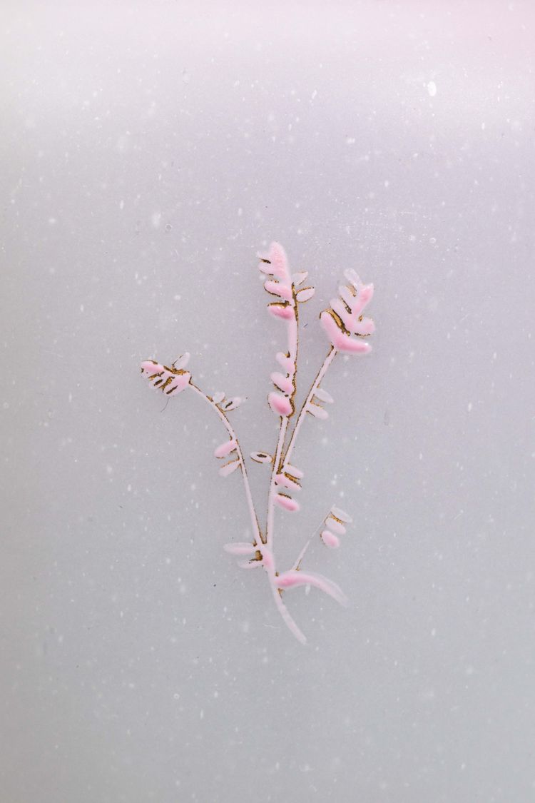 A pair of white and pink opaline vases, early 20th century