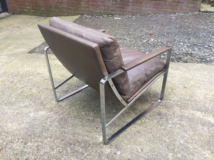 Fauteuil De Preben Fabricius & Jørgen Kastholm, Edition Walter Knoll
