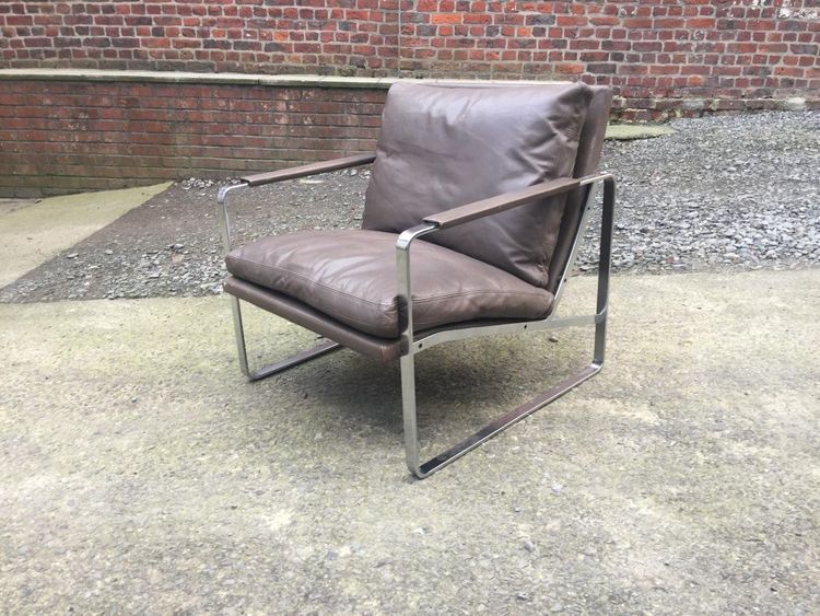 Fauteuil De Preben Fabricius & Jørgen Kastholm, Edition Walter Knoll