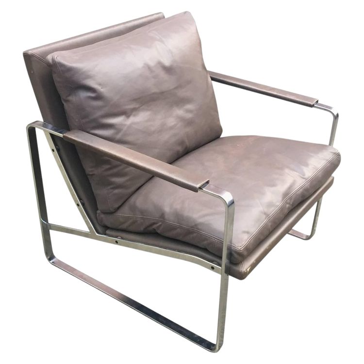 Fauteuil De Preben Fabricius & Jørgen Kastholm, Edition Walter Knoll