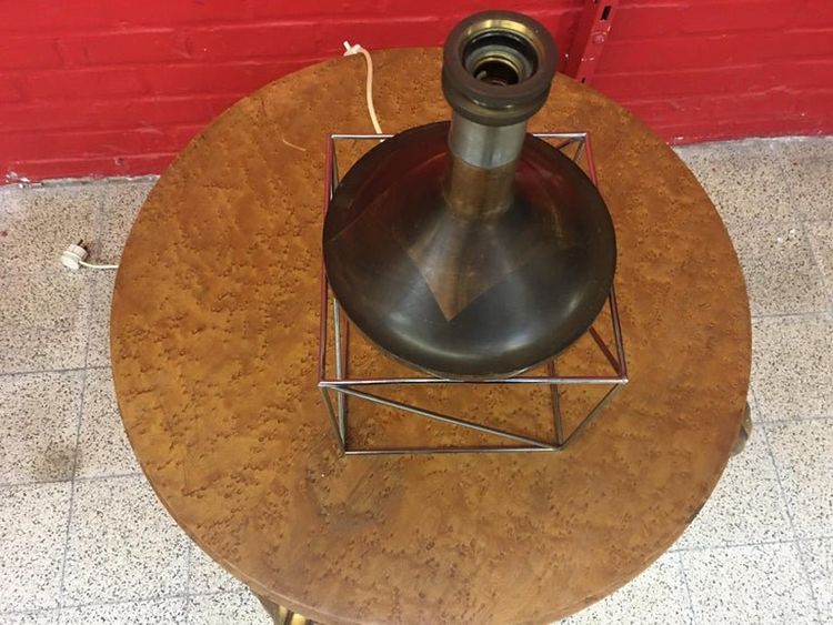 Rare Diabolo Lamp, Attributed to Max Sauzé, Circa 1970