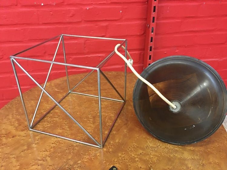 Rare Diabolo Lamp, Attributed to Max Sauzé, Circa 1970
