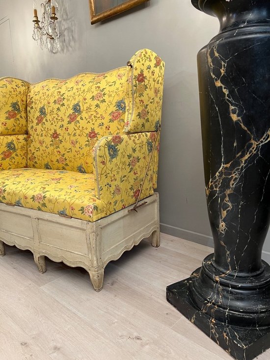 Rarissime Banquette A Système d'Epoque Louis XV Vers 1730