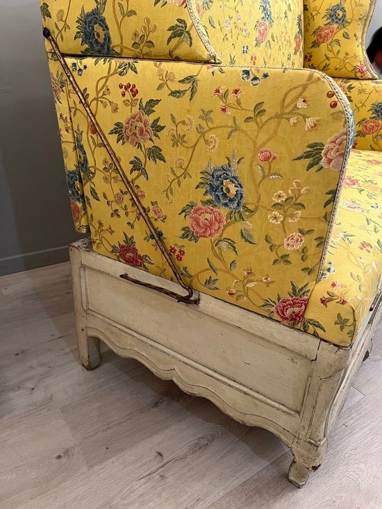 Rarissime Banquette A Système d'Epoque Louis XV Vers 1730