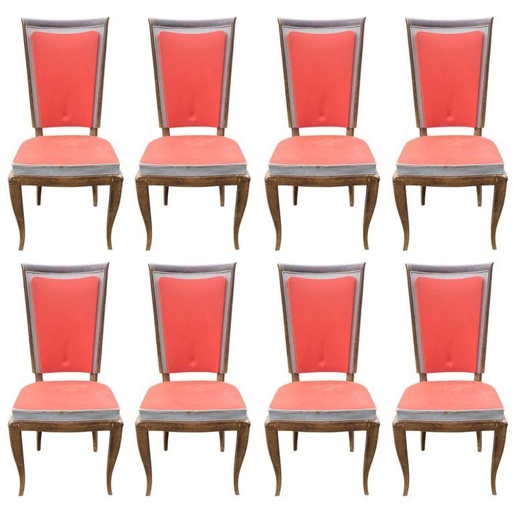 Suite Of 8 Art Deco Chairs, Circa 1930/1940
