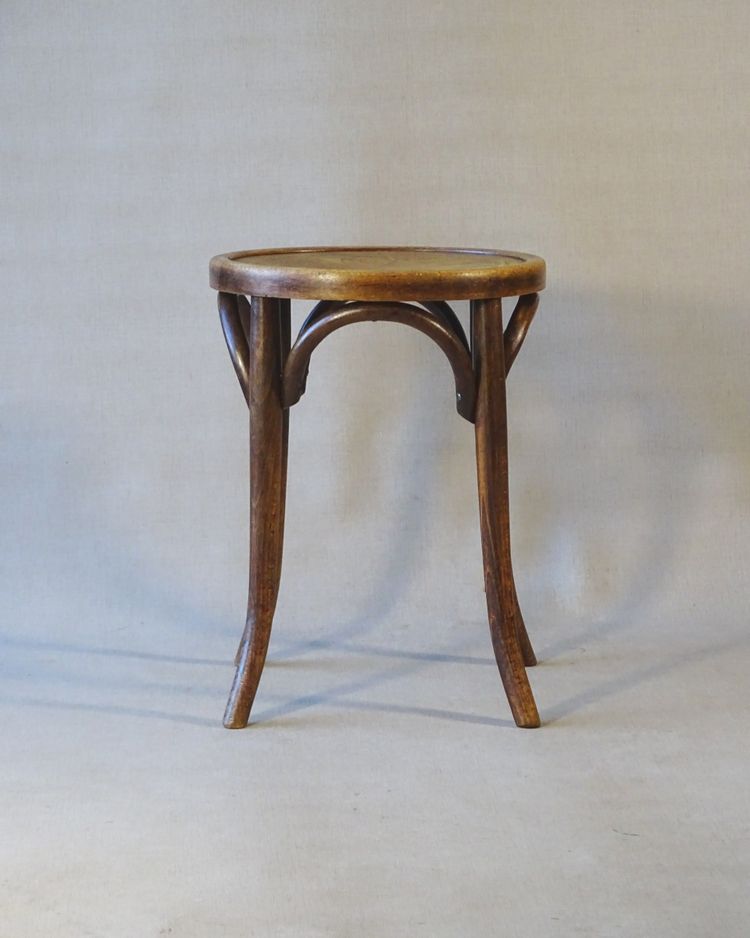 Tabouret Baumann "ménager" N°92 vers 1930, no Thonet