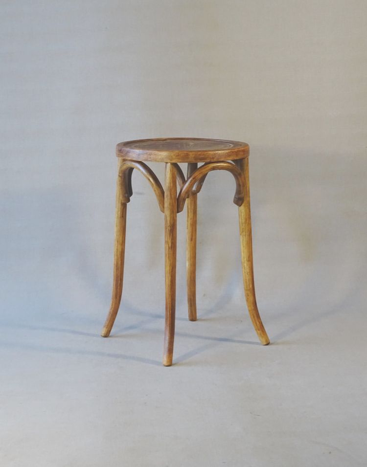 So-called piano stool by Baumann 1930, bistro, no Thonet