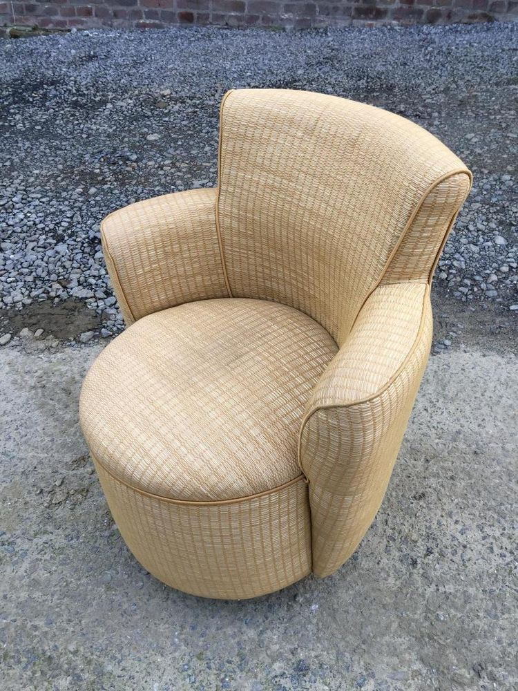Paar Fauteuils Epoque Art Deco, Um 1940/1950 In Le Gout De Jules Leleu