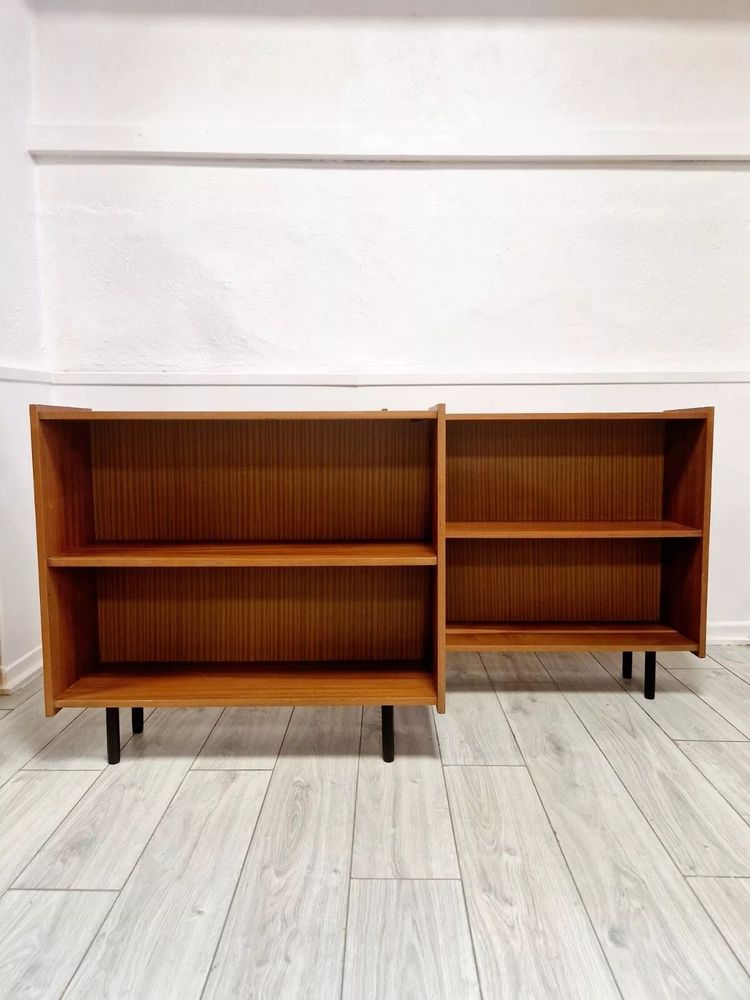 Coppia di librerie di metà secolo