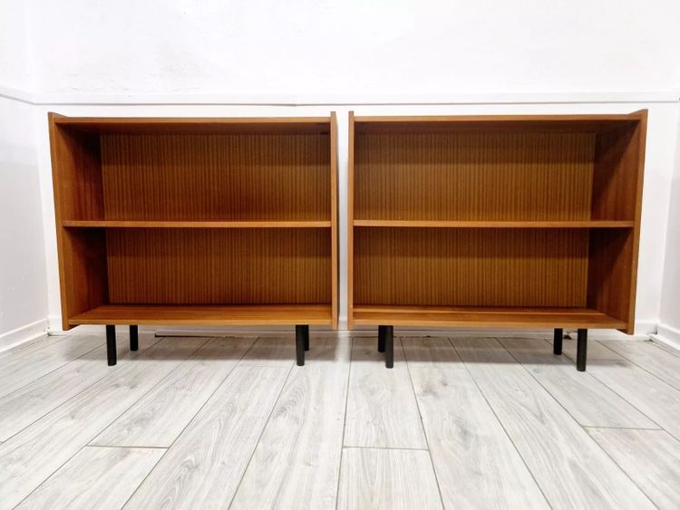 Coppia di librerie di metà secolo