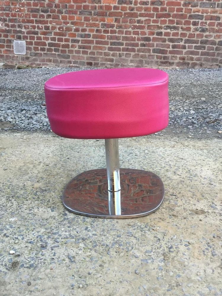 Suite De 5 Tabourets Pop Vintage Circa 1970/1980 , Tres Bon état
