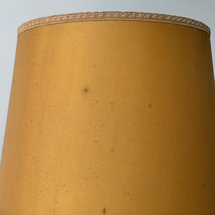 Murano lamp Venice 1960 gold inclusion arrow signature