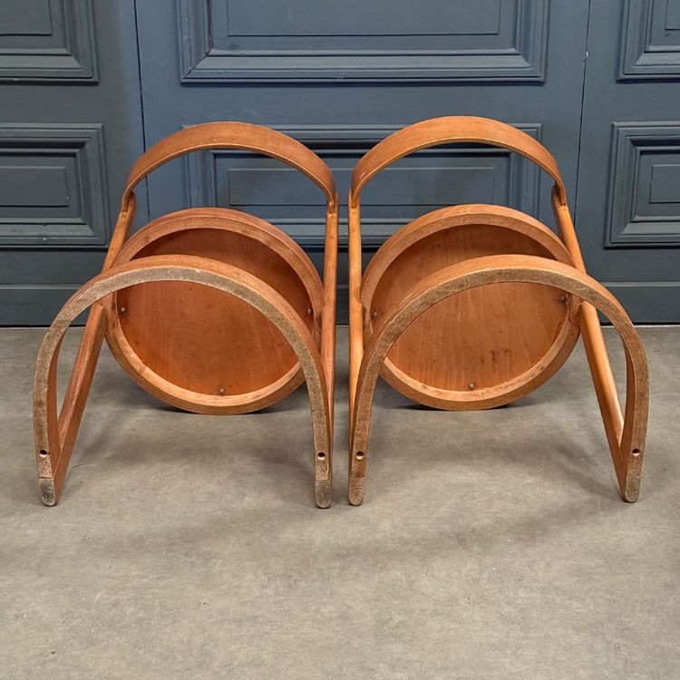 Pair of Alpha design chairs for Baumann 1970