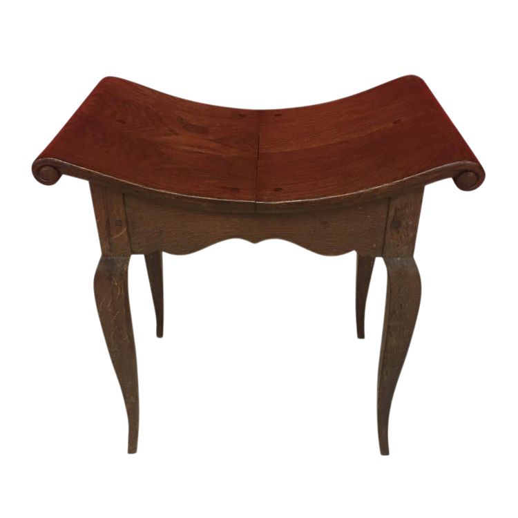 Charles Dudouyt (1885-1946) Siège Art Deco En Chêne , Circa 1930/1940 , Signé