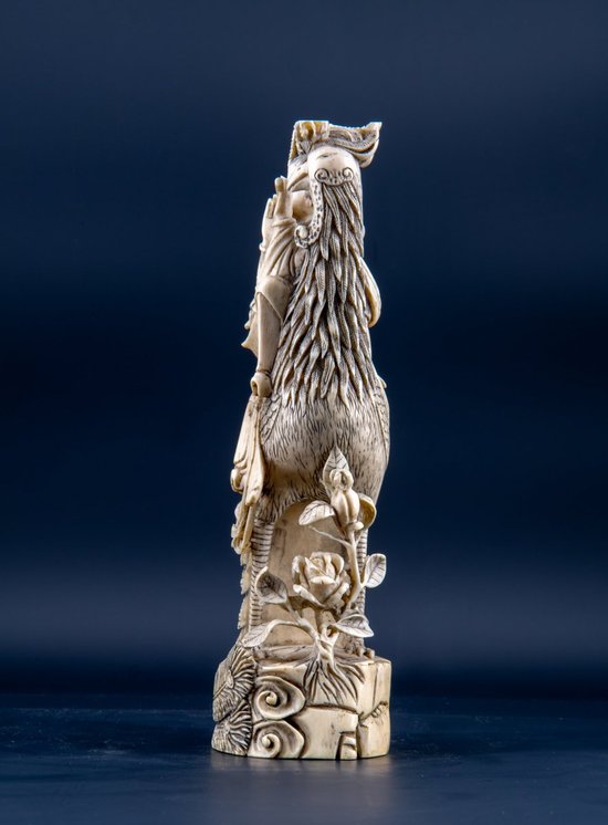 Paire D’okimono En Ivoire Figurant Guanyin, Chine XIXe Siècle