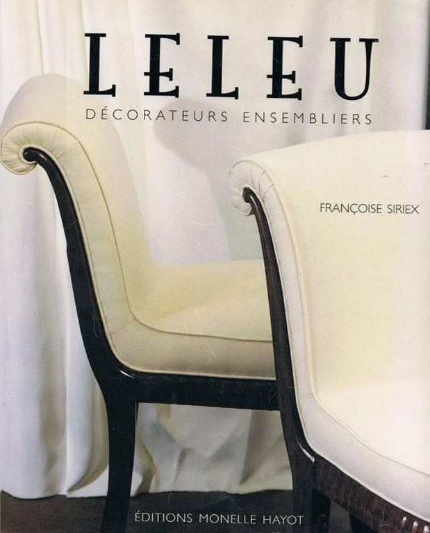 Jules Leleu, letto in stile Art Déco in mogano, circa 1927, referenziato,
