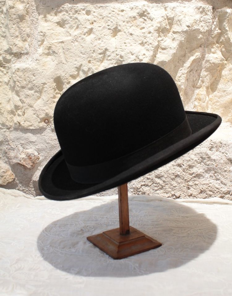 Felt bowler hat from Pangaud, hatter in Tours