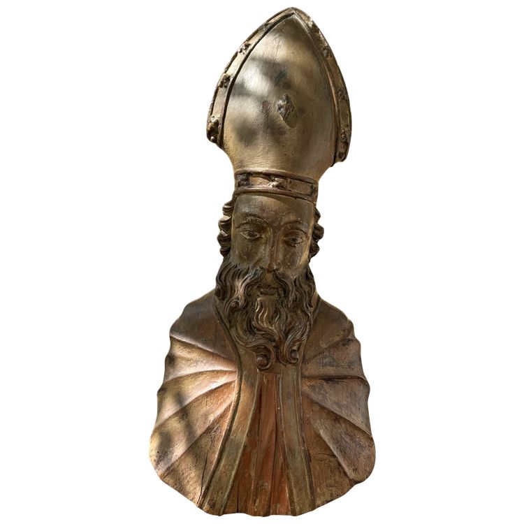 Busto di vescovo - XVIII secolo