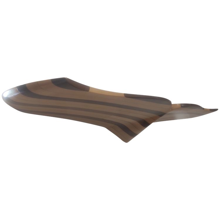 Grande mensola da parete dal design contemporaneo 