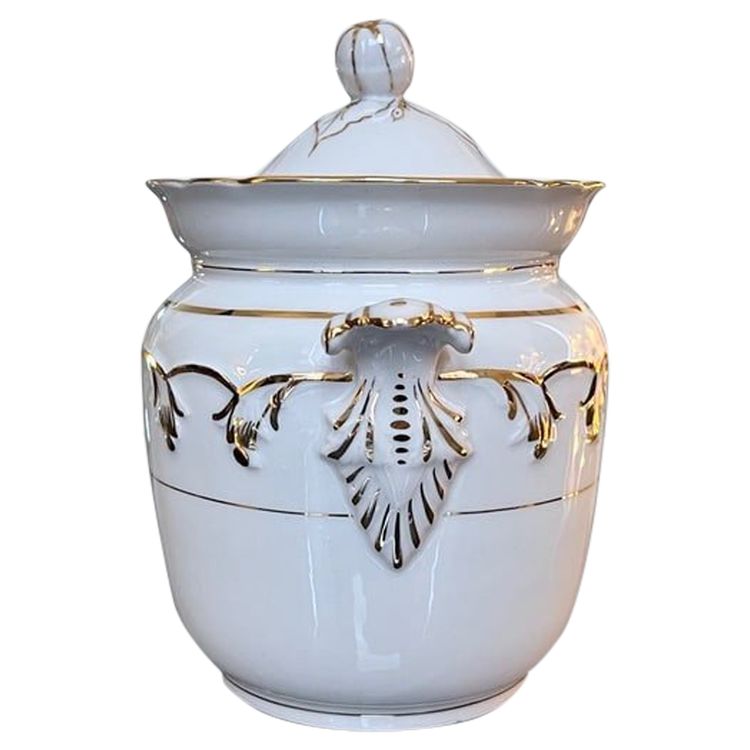 Old Paris Porcelain Sugar Bowl - Tea Coffee
