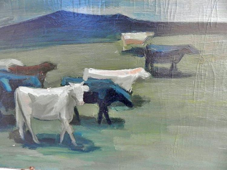 Paul Georges Klein (1909-1994) Olio su tela, circa 1970