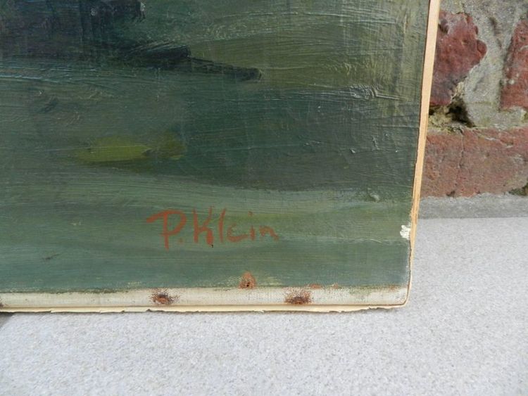 Paul Georges Klein (1909-1994) Olio su tela, circa 1970