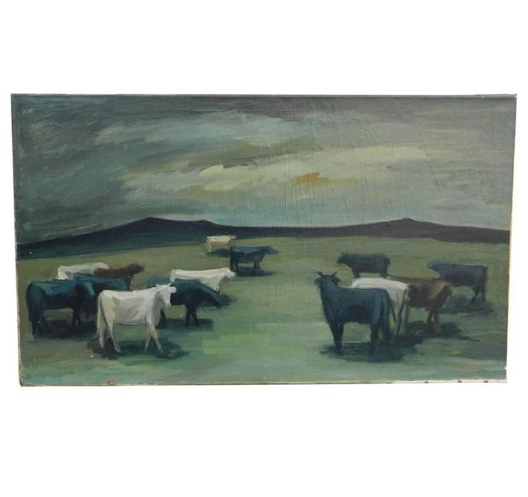 Paul Georges Klein (1909-1994) Olio su tela, circa 1970