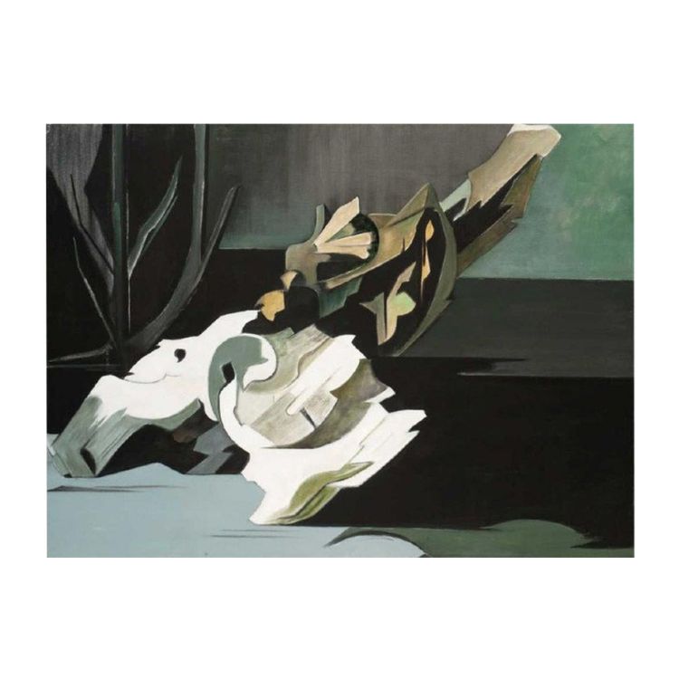 Daniele Perre (1924-2009). "Very large Canvas Signed and Dated 86 (130 X 162 Cm )