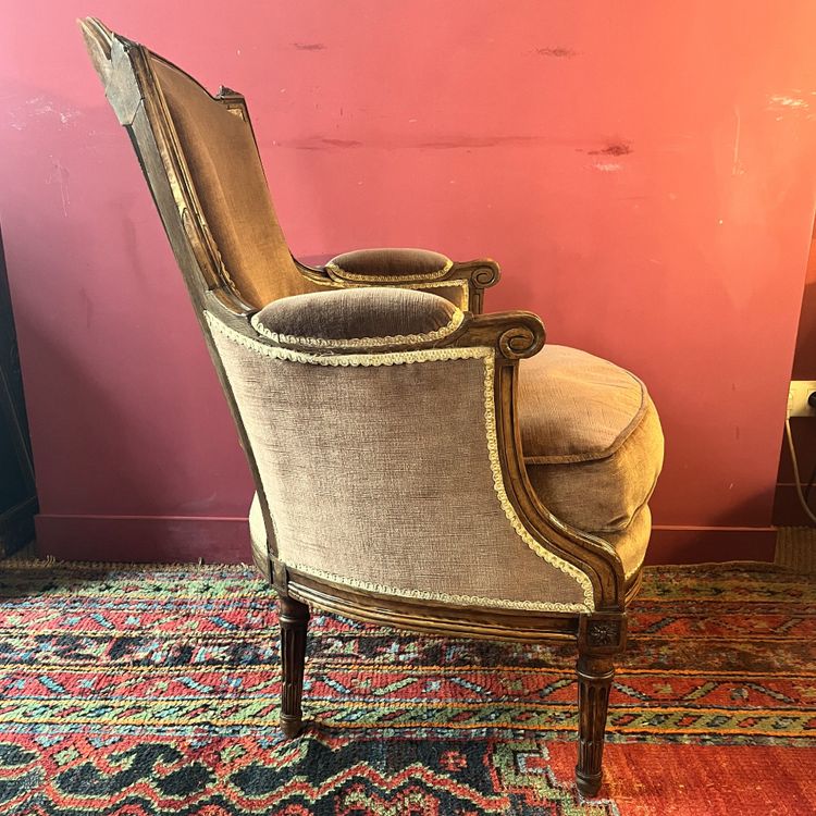 Large armchair stamped G. Jacob, Louis XVI period
