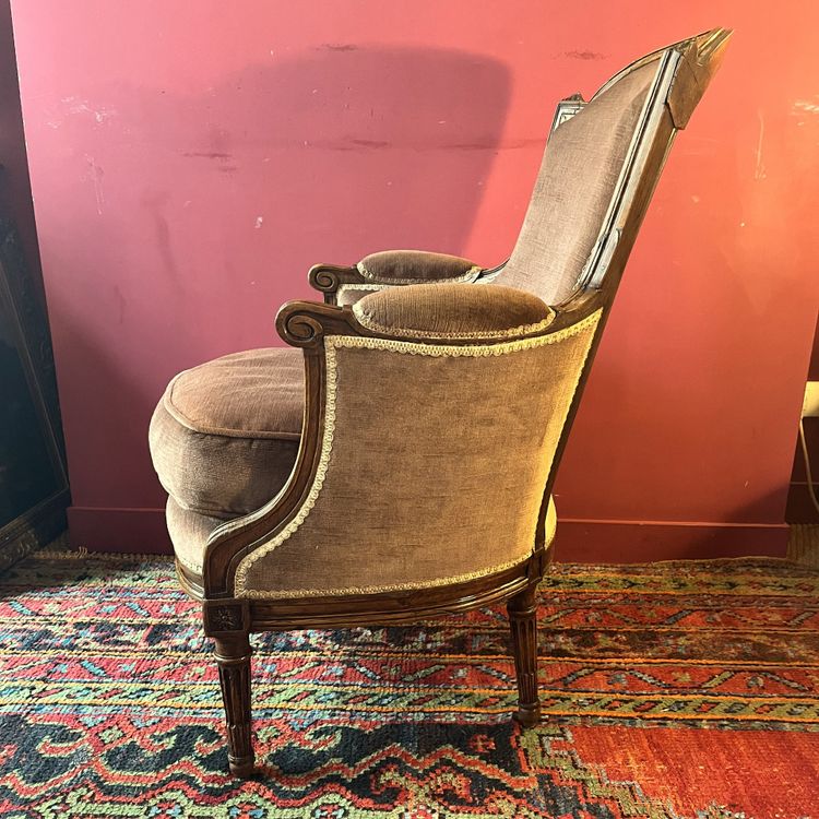 Large armchair stamped G. Jacob, Louis XVI period