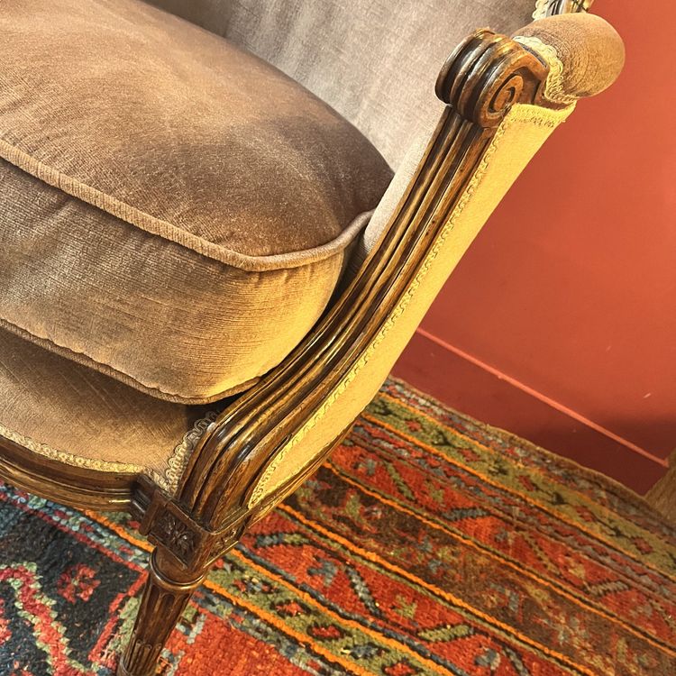 Large armchair stamped G. Jacob, Louis XVI period