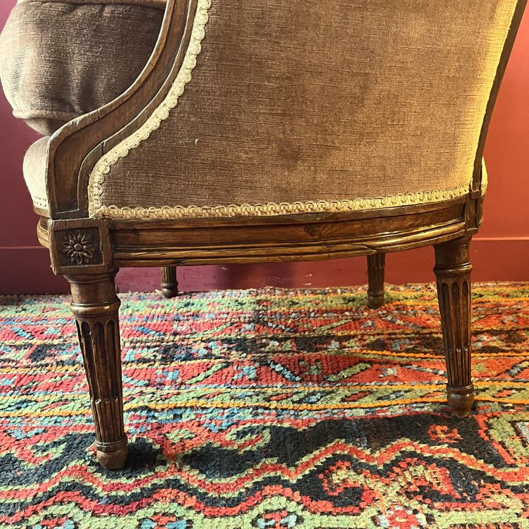Large armchair stamped G. Jacob, Louis XVI period