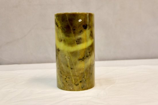 Vase oder Bleistifttopf aus Hartstein, 20. Jahrhundert