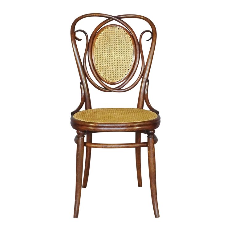Sedia Thonet N°22 del 1890, canalizzazione recente.