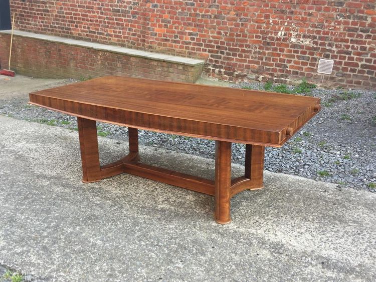 Cristian Kraas , Grande Table Art Deco En Placage De Palissandre Circa 1930