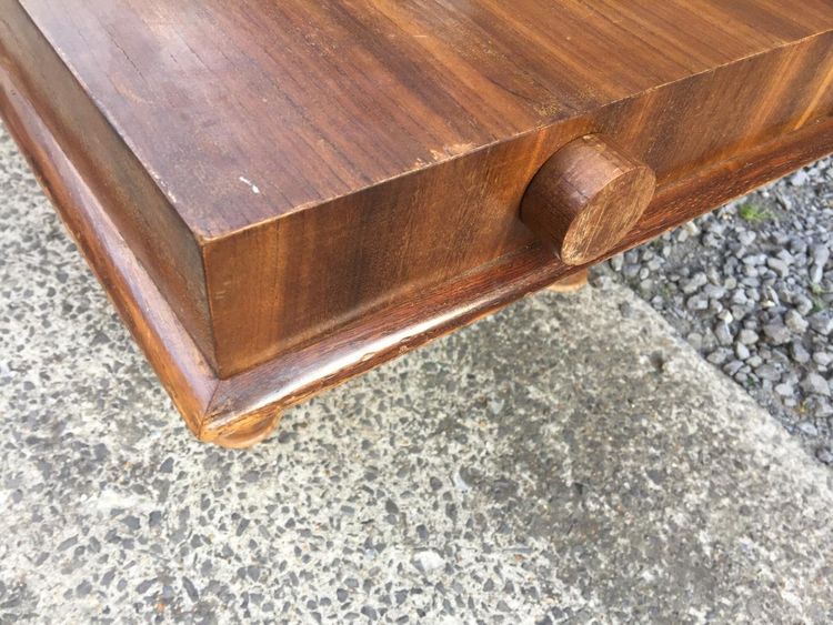 Cristian Kraas , Grande Table Art Deco En Placage De Palissandre Circa 1930