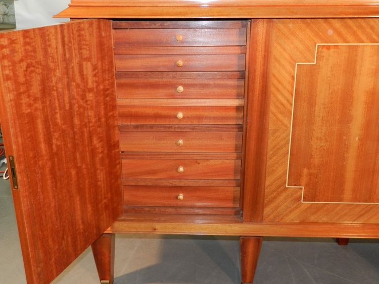 Large Art Deco Mahogany Sideboard Circa 1940