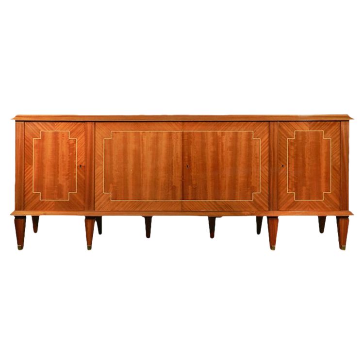 Large Art Deco Mahogany Sideboard Circa 1940