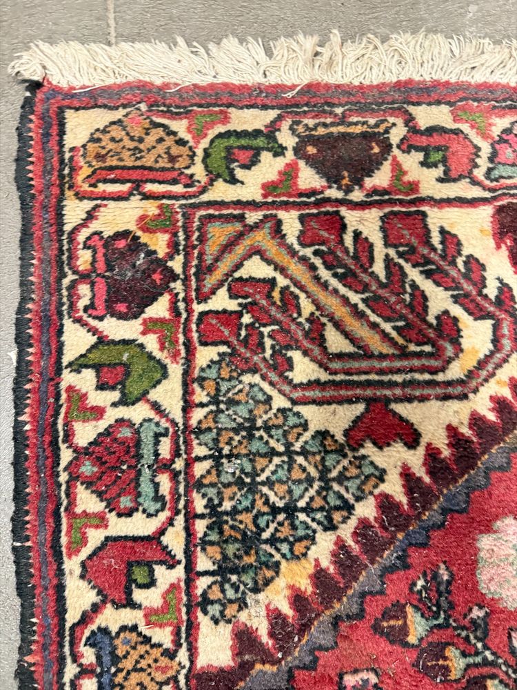 Tappeto persiano Hamedan, vintage, 128x84 cm