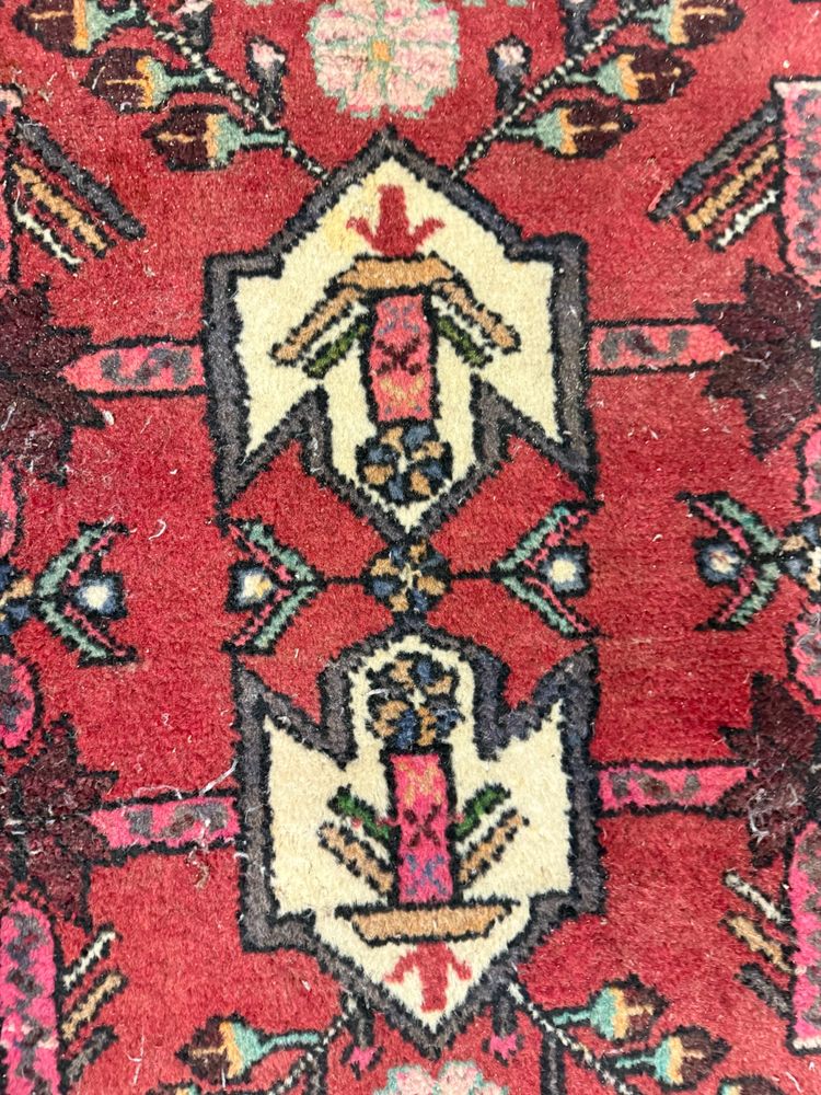 Tappeto persiano Hamedan, vintage, 128x84 cm