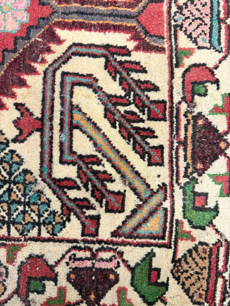 Tappeto persiano Hamedan, vintage, 128x84 cm